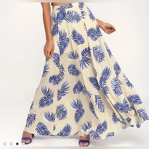 NWT Lulus maxi skirt